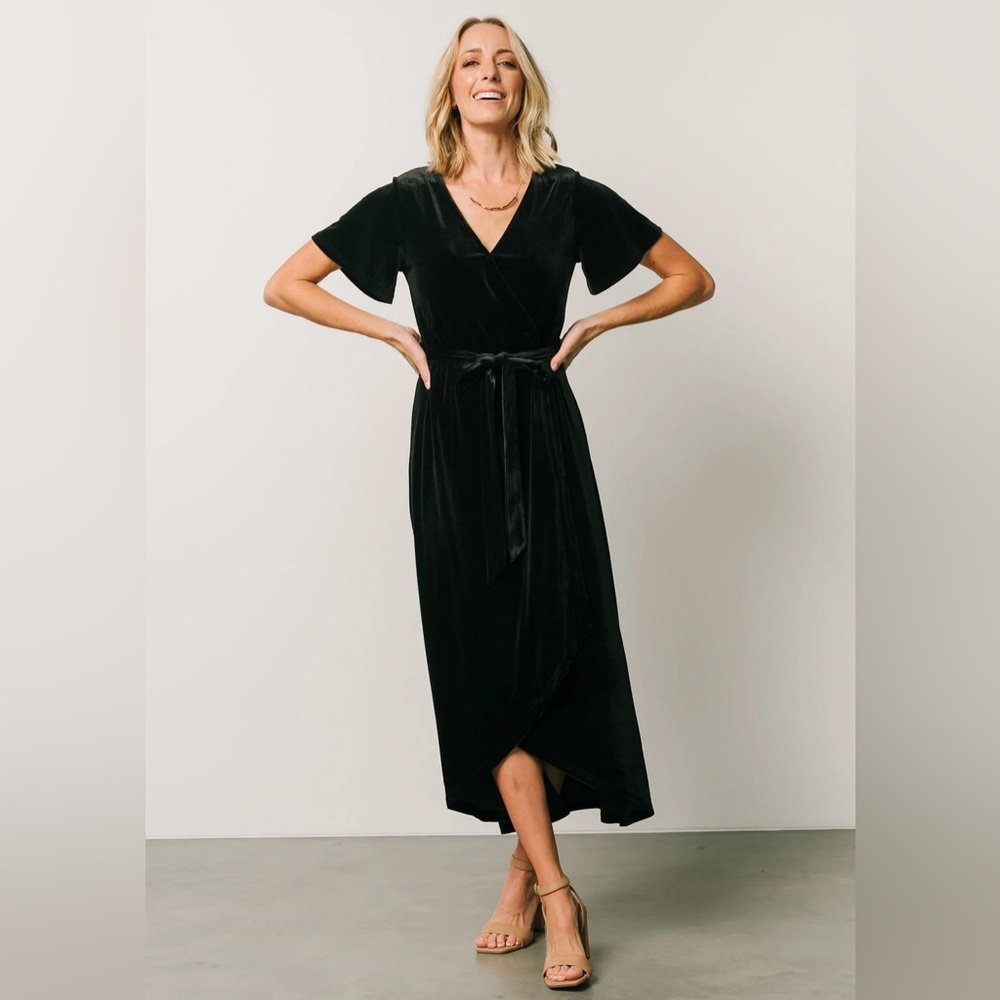 Baltic Born Nadine Dress XXL Black Velvet